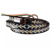 Tira Led Trasera Para Pick Up 150cm Blanco/ambar 4 Funciones